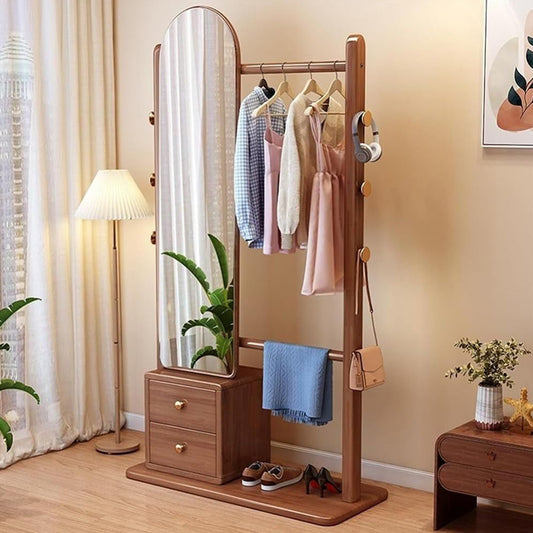 Clothes Rack with Drawers-CR113